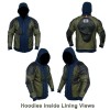 Men Motorbike Fleece Hoodies Reinforced with DuPont™ Kevlar® fiber